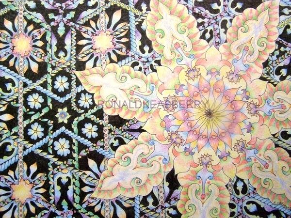 KLEURPOTLOOD MANDALA STRUCTUUR ASYMETRIE