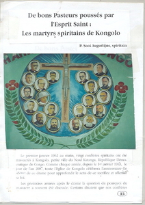 NOS MARTYRS (RDC),  divers