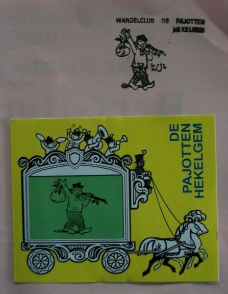 168-Sticker en stempel