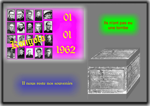 EN SOUVENIR DE NOS MARTYRS