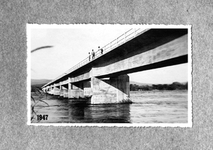 KONGOLO fleuve  PONT 1947