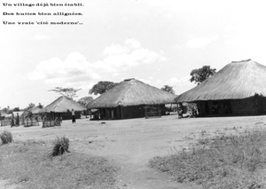 VILLAGE en brousse.