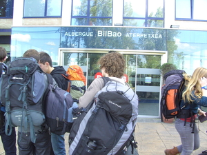 AANKOMST IN BILBAO