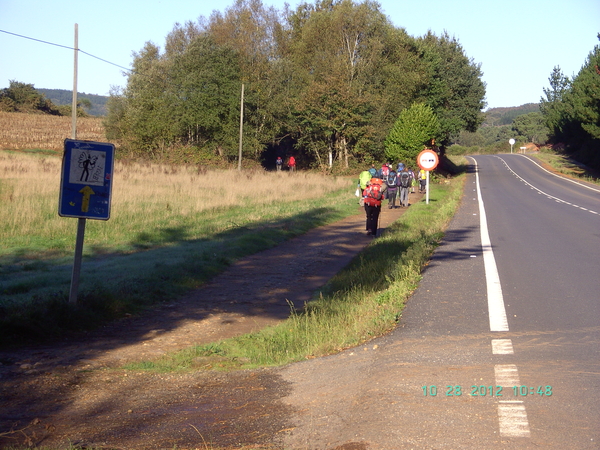 DE CAMINO NAAST DE WEG