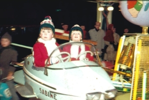 annick en greet op carnaval 1968