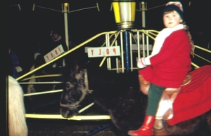 annick op pony carnaval 1968