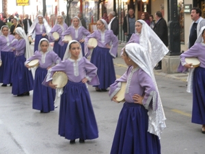 Meisjes die gaan dansen