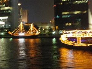 47. Afscheidsdiner op Dhow met cruise in Dubai creek. IMGP1904