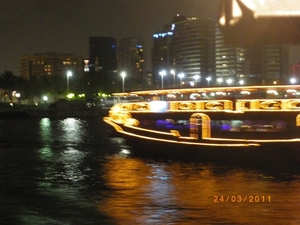 48. Afscheidsdiner op Dhow met cruise in Dubai creek. IMGP1905
