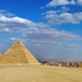 Cairo op de achtergrond..