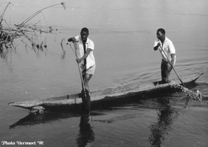 MANONO sur le fleuve vers MALEMBA