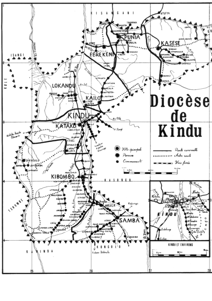 CARTE DIOCESE DE KINDU