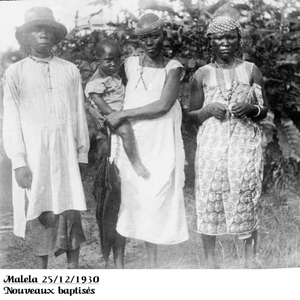 MALELA 1930  NOUVEAUX BAPTISES