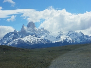 IMGP2119  El Chalten, Fitz Roy uit de wolken