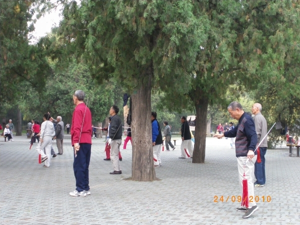 Beijing complex Tempel van de Hemel Tai Chi (2)