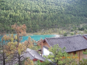 Lijiang-afdaling Yakweide aan voet berg Jaden Draak (2)