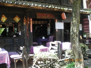 Lijiang-Bezoek Bai-volk, een lekker restaurantje (2)