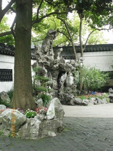 Yu-tuin in het oude stadsgedeelte van Shanghai