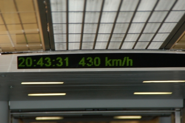 Snelheid in Maglev