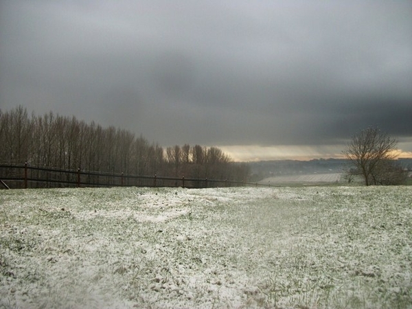 37-Winters landschap in Vollezele