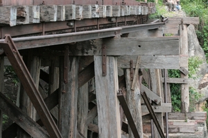 Thailand - kanchanaburi  The Bridge on the River Kwai mei 2009 (2