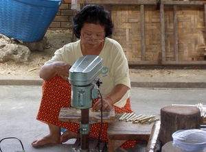 Thailand - sankaem paeng Umbrella Bo Sang factory - Chiang mai me