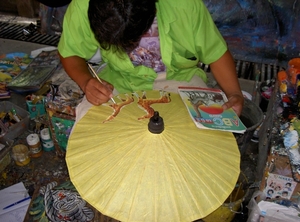 Thailand - sankaem paeng Umbrella Bo Sang factory - Chiang mai me