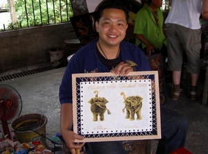 Thailand - sankaem paeng Umbrella Bo Sang factory - Chiang mai me