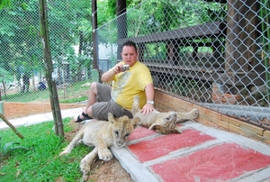 Thailand - Chiang mai Tiger Kingdom day 1 mei 2009 (45)
