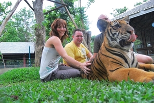 Thailand - Chiang mai Tiger Kingdom day 1 mei 2009 (65)