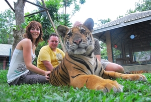 Thailand - Chiang mai Tiger Kingdom day 1 mei 2009 (66)