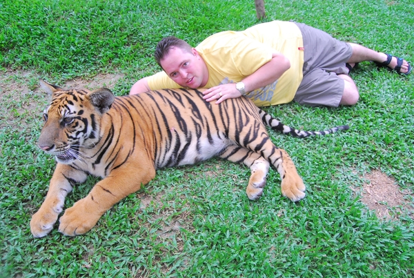 Thailand - Chiang mai Tiger Kingdom day 1 mei 2009 (72)