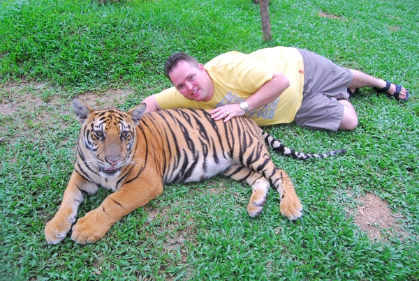 Thailand - Chiang mai Tiger Kingdom day 1 mei 2009 (73)
