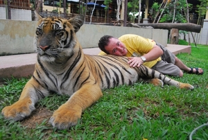 Thailand - Chiang mai Tiger Kingdom day 1 mei 2009 (94)