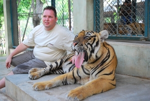 Thailand - Chiang mai Tiger kingdom day 2 Mei 2009 (123)