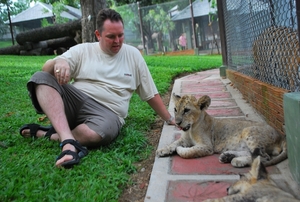 Thailand - Chiang mai Tiger kingdom day 2 Mei 2009 (7)