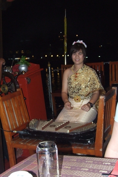 Thailand - Bangkok klong tour Chao praya rivier By night mei 2009