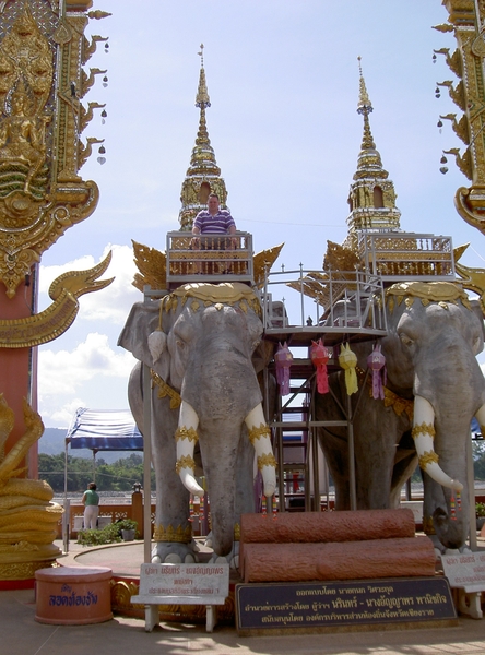 Thailand -Sop Ruak Golden Triangle  Laos, Thailand en Myanmar mei