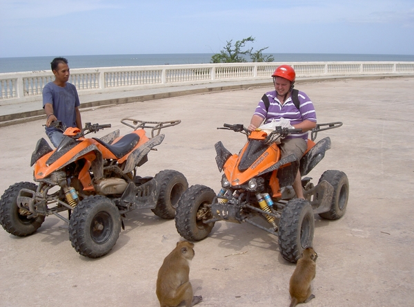 Thailand - Hua Hin -Cha-am  quad ride - mei 2009 (10)