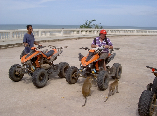 Thailand - Hua Hin -Cha-am  quad ride - mei 2009 (11)