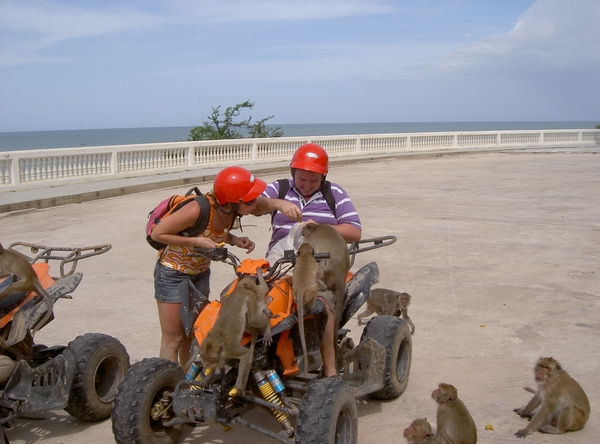 Thailand - Hua Hin -Cha-am  quad ride - mei 2009 (20)