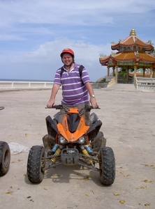 Thailand - Hua Hin -Cha-am  quad ride - mei 2009 (30)