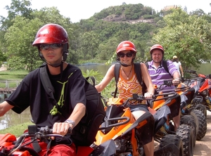 Thailand - Hua Hin -Cha-am  quad ride - mei 2009 (4)