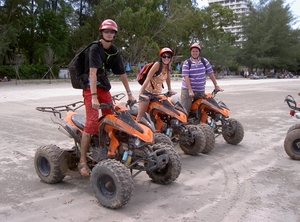 Thailand - Hua Hin -Cha-am  quad ride - mei 2009 (6)