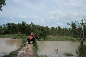 Thailand - Hua Hin - Cha-am  elephant ride mei 2009 (3)