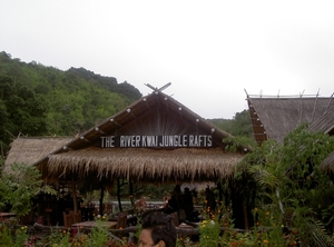 Thailand - Kanchanaburi  The River kwai jungle rafts mei 2009 (2)