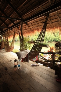 Thailand - Kanchanaburi  The River kwai jungle rafts mei 2009 (23