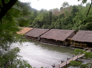 Thailand - Kanchanaburi  The River kwai jungle rafts mei 2009 (7)