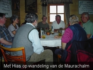 Met Hias op wandeling naar de Maurachalm