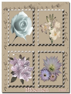 bloemen-postzegels